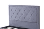 Velluto del tessuto da arredamento della mobilia della camera da letto del letto di piattaforma di dimensione della regina del Odm 1.6x2m