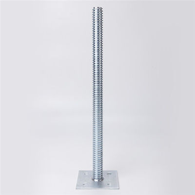 Martinetto regolabile per ponteggio, base a vite, base per martinetti, dimensioni personalizzate