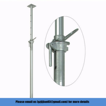 Parti di impalcature in acciaio galvanizzato regolabile per impianti di propulsione 0